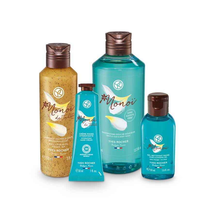 Willkommensangebot  – Set mit 3 Monoï-Essentials + Handcreme