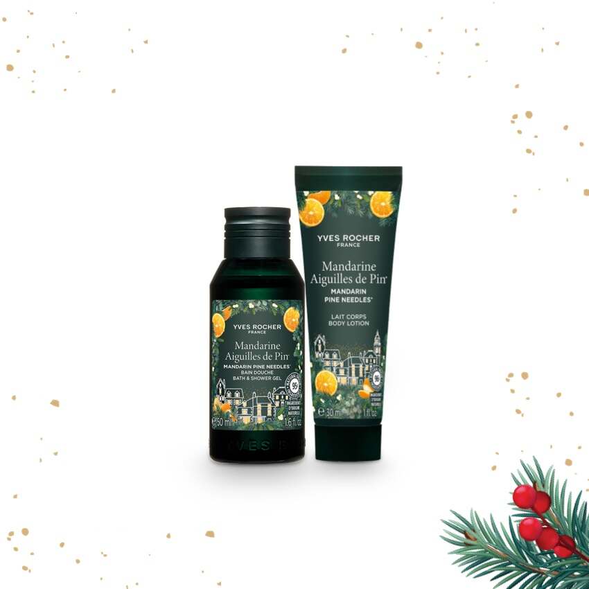 Duo Mandarine  Kiefernnadeln