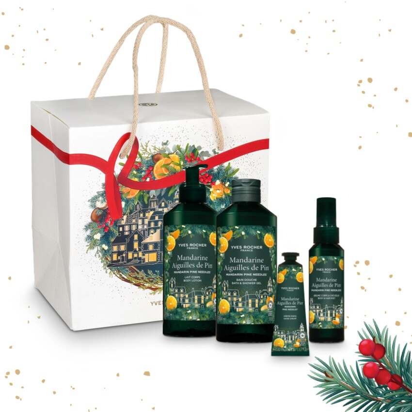 Großes Set Mandarine Kiefernnadeln