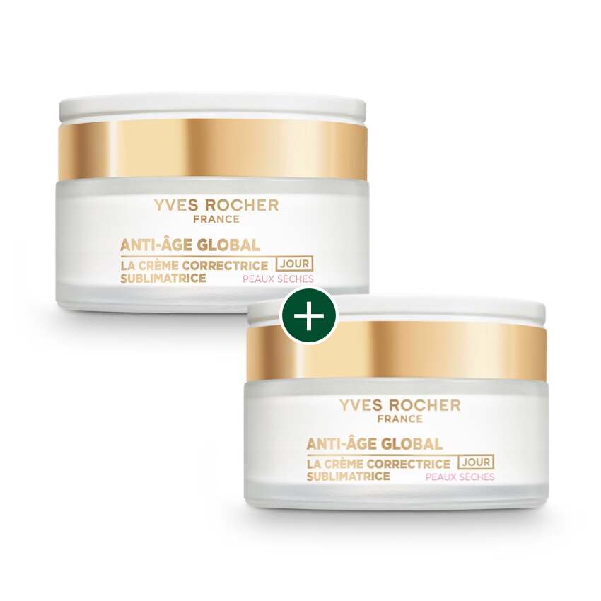 1 + 1 Tagescreme Anti Âge Global - Trockene Haut 50ml